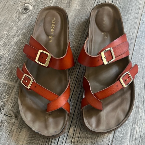 Steve Madden Shoes Madden Girl Bryceee Footbed Sandals Poshmark